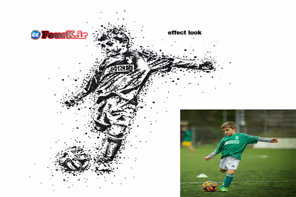 Dots Photoshop Action Point Effect 12 دانلوداکشن فتوشاپ نقطه گذاری با افکت خاص هنری 8