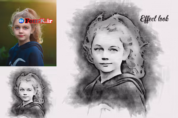 Mixed Media Photoshop Action 14 اکشن فتوشاپ سبک میکسمدیا؛ افکت هنری خاص 9
