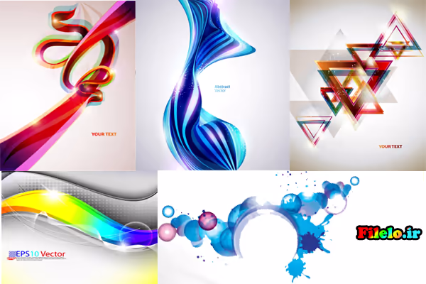 پس‌زمینه‌های انتزاعی Colorful Abstract ackground زیبا و جذاب 1