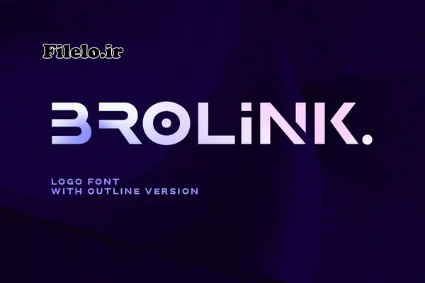 فونت تایپ‌فیس مدرن Brolink برای طراحی نوآورانه و تاثیرگذار 1