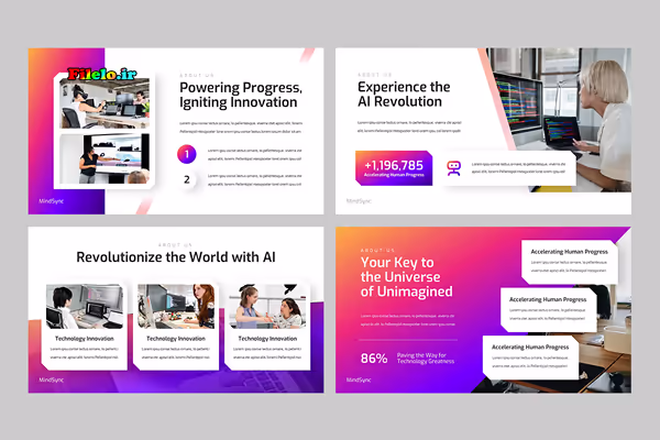 Artificial Intelligence Powerpoint 10 قالب پاورپوینت هوش مصنوعی Artificial: ارائههای حرفهای جذاب 3