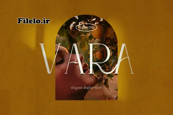 فونت تایپوگرافی و مدرن Vara: دانلود رایگان و کاربردی 1