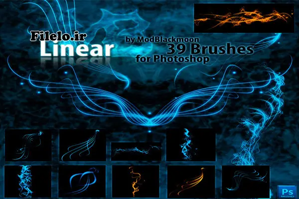 Dream Smoke Lines 30 با مجموعه ۳۹ براش دود فتوشاپ رایگان جادوی دود در دستان شماست 1