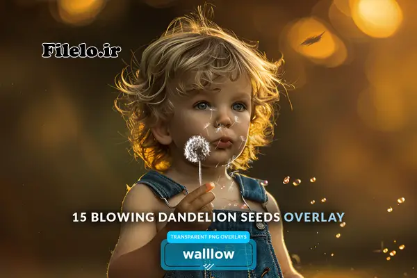 dandelion overlay pack 15 18 15 تصویر پوششی واقعگرایانه قاصدک 1