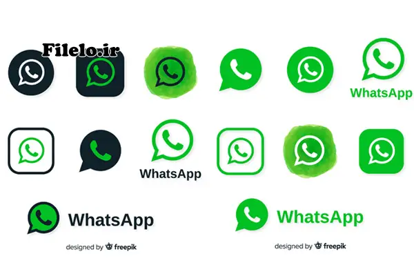 دانلود 30 آیکون و لوگوی واتساپ (WhatsApp Icon Pack) 1