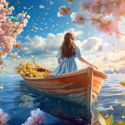 Floral Seas Set Digital Backdrops 16 دانلود مجموعه بک گراند دیجیتال گل و دریا و کودک Floral Seas Set Digital Backdrops 5