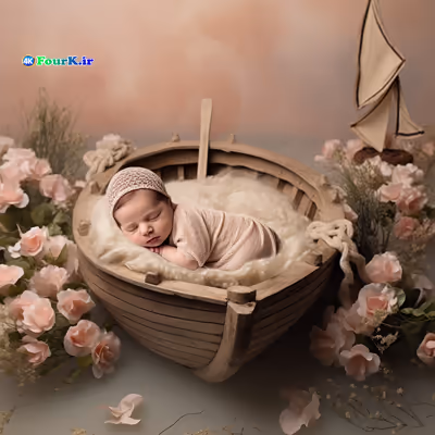 Floral Seas Set Digital Backdrops 13 دانلود مجموعه بک گراند دیجیتال گل و دریا و کودک Floral Seas Set Digital Backdrops 6